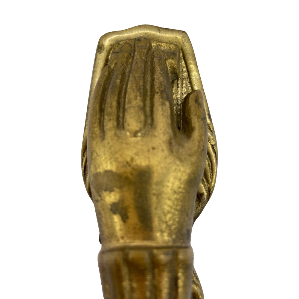 Vintage Brass Left Hand Letter/Paper Holder/Clip Made in Japan 4.75 Inches - Picture 9 of 13